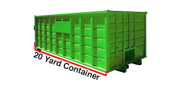 Sacramento County 20 Yard Dumpster Rental